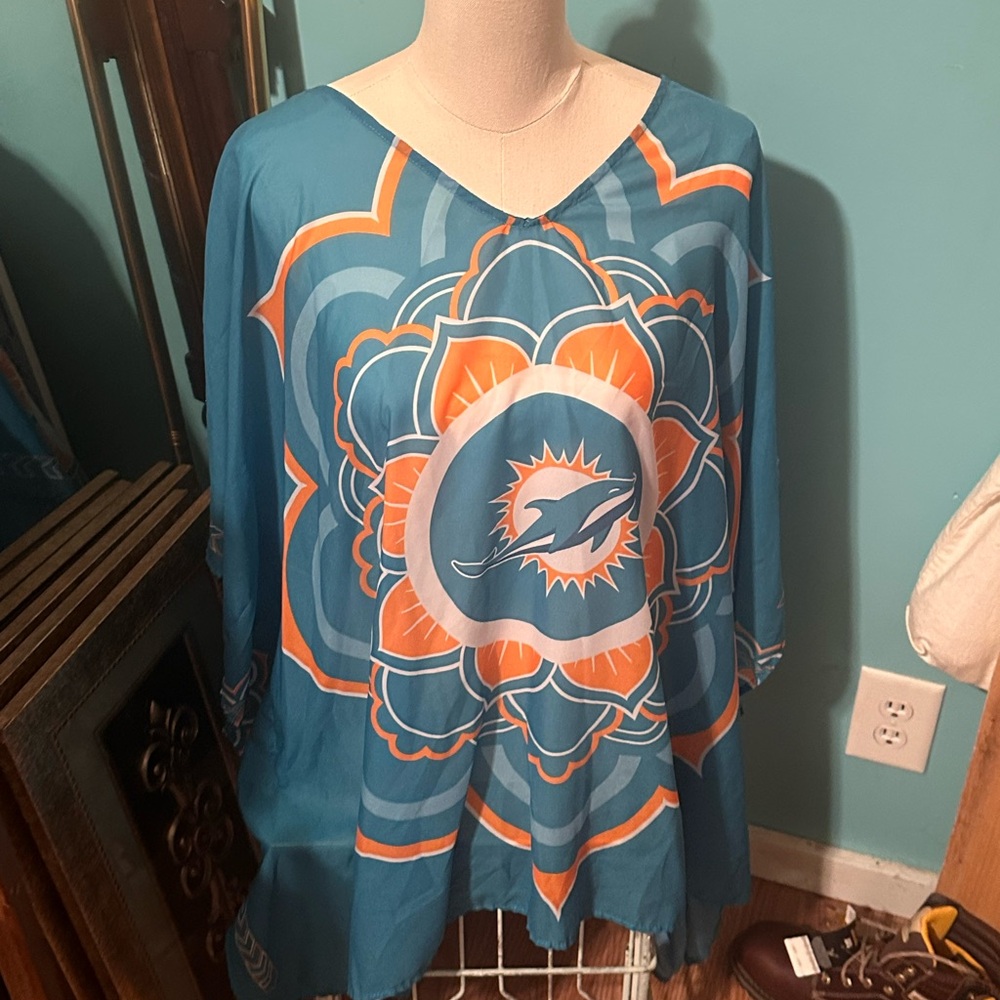 Team Apparel Blue Oversized Boxy Tunic